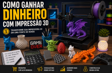 Como Ganhar Dinheiro com Impressão 3D: Guia Completo